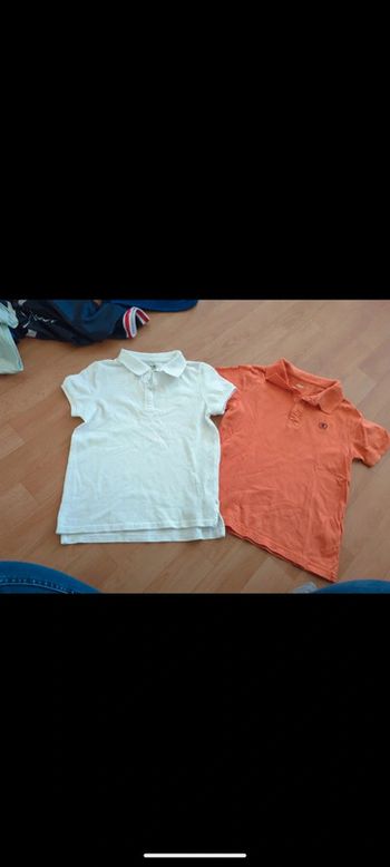 Lot 2 polos 8 ans