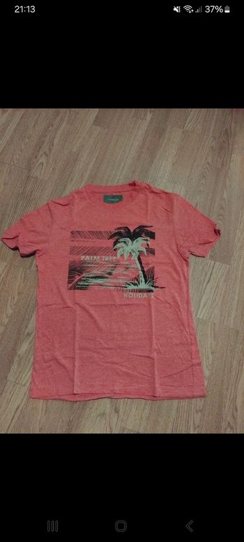 T-shirt corail Jules regular S 16 ans