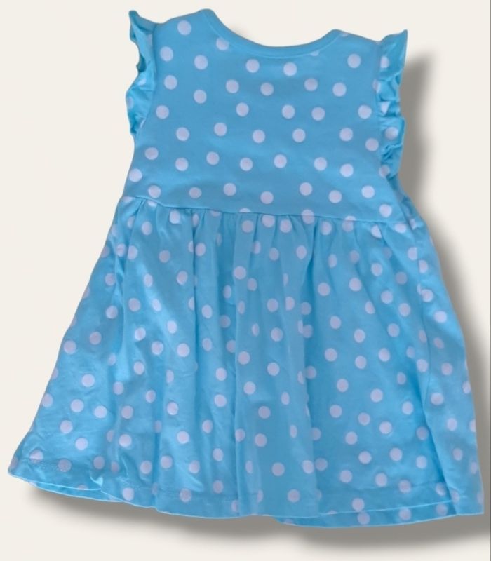 Robe bleu à points blanc - photo numéro 2