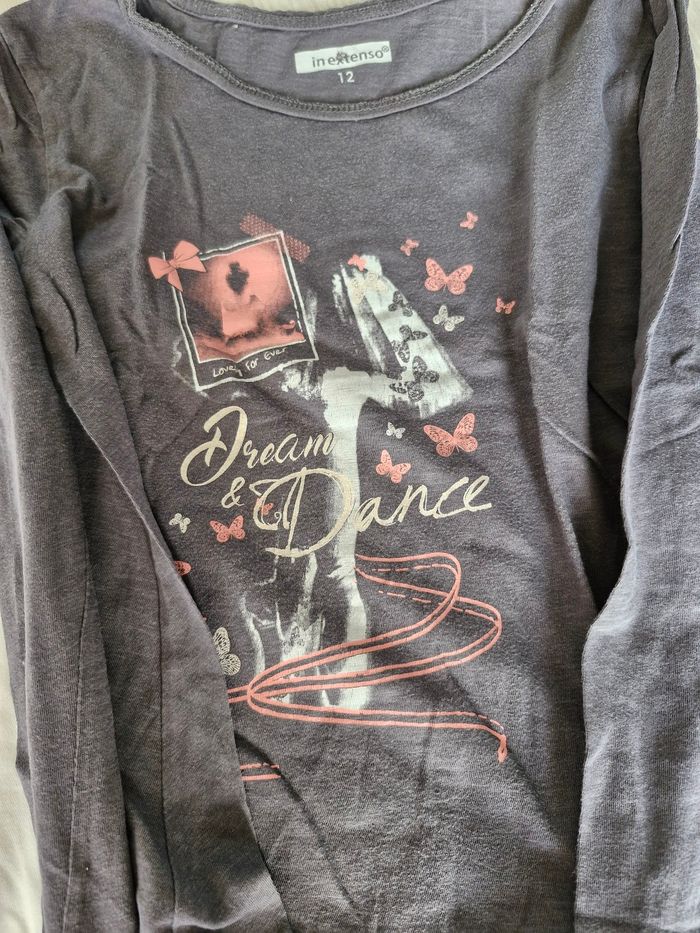 2 T-shirt manche longue fille - photo numéro 3