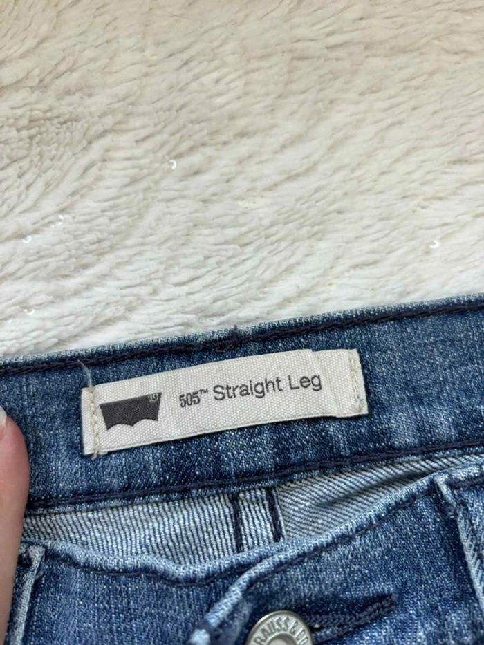 Jean levi’s 505 coupe straight leg droite bleu 00s y2k 2000s taille M/38 mi taille - rare - photo numéro 10