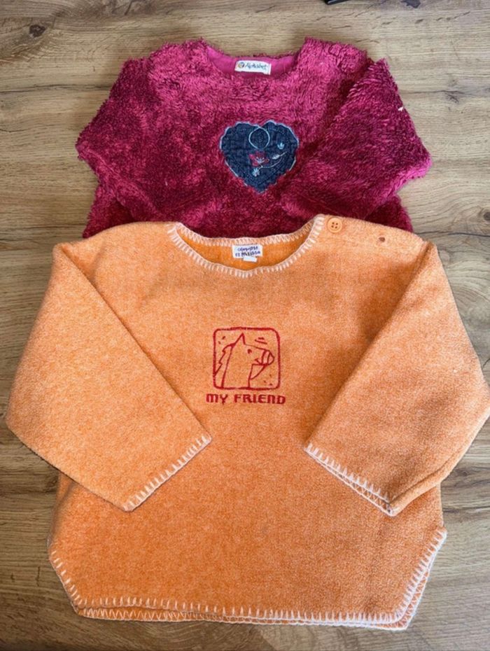 Lot de 2 pulls bébé