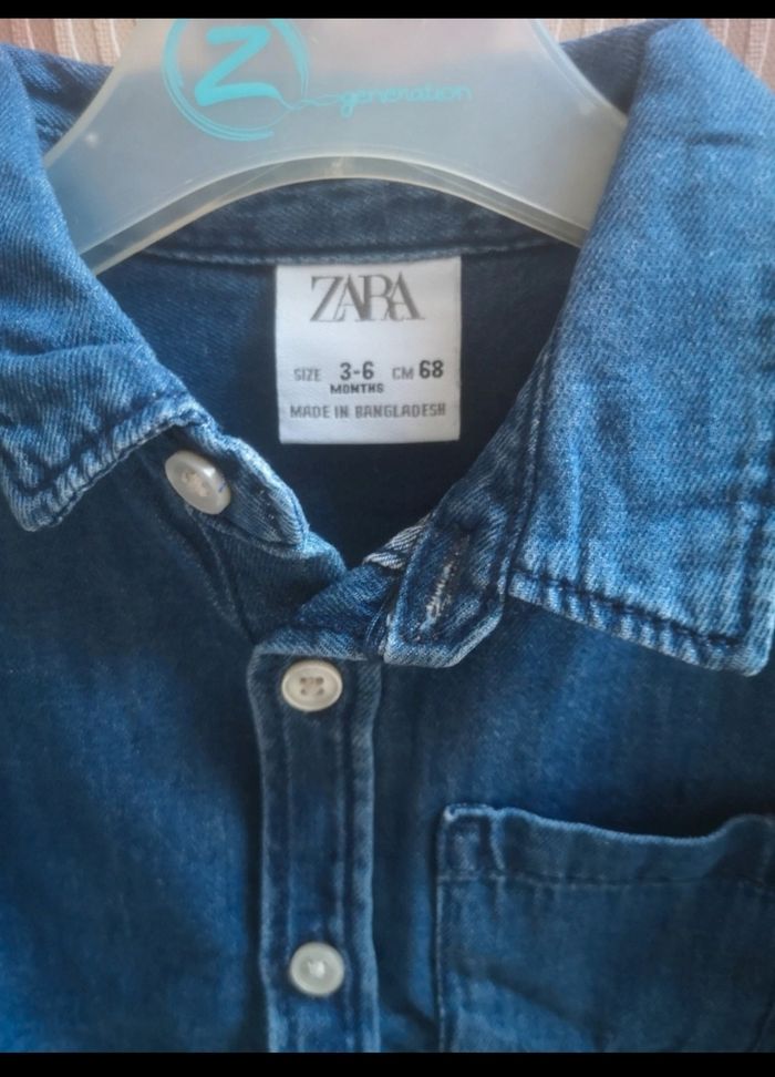 Chemise zara 6 mois - photo numéro 2