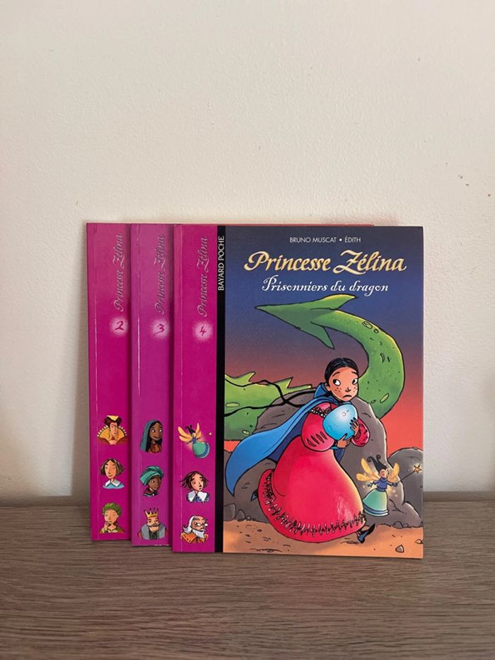 Lot de 3 livres princesse zelina
