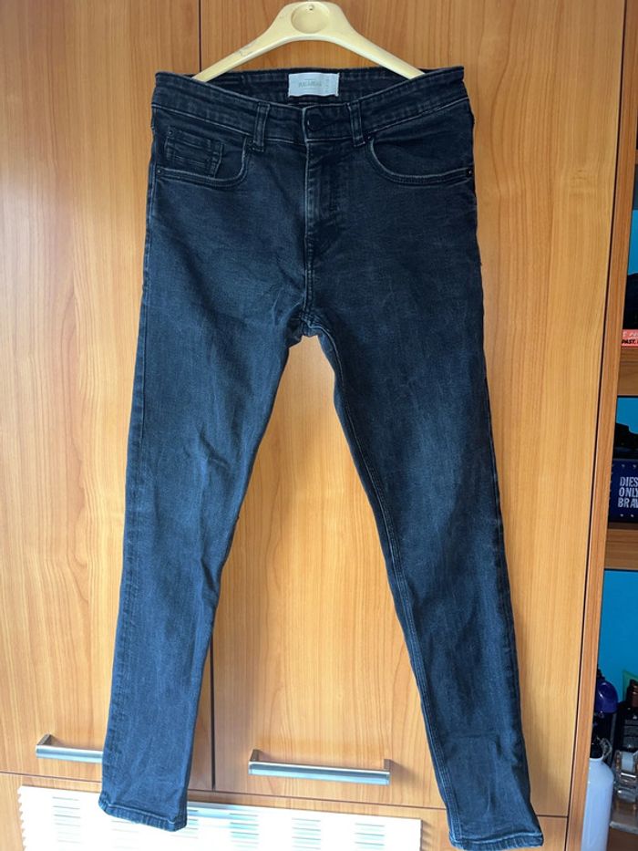Jean slim noir uni Pull & Bear 38
