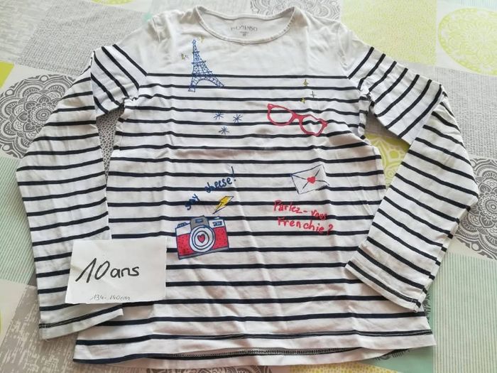 Lot 10 pièces fille taille 10 ans - photo numéro 9