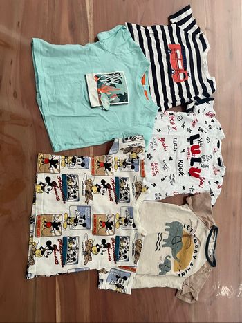 Lot de 5 tee shirts 6 mois