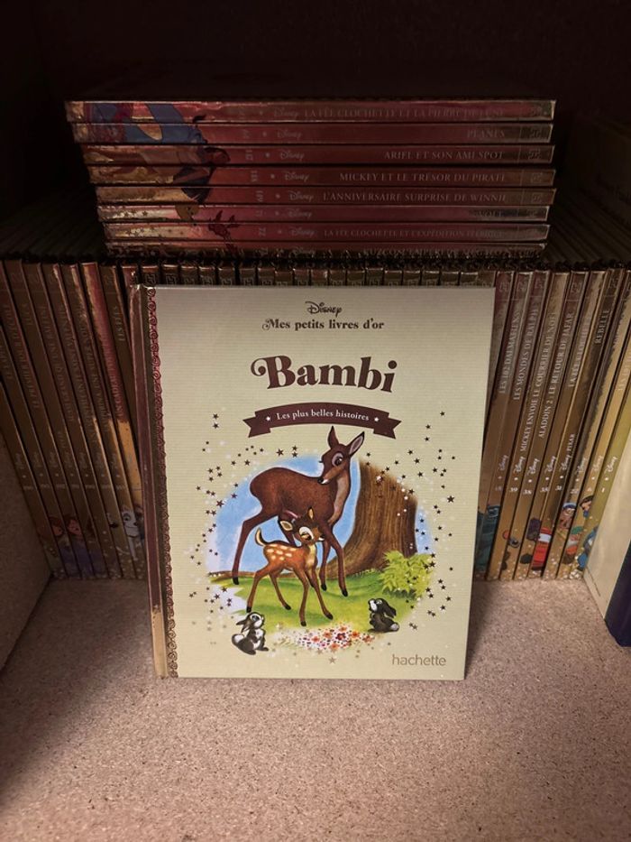 Livre Disney mes Petit, livre d’or Bambi