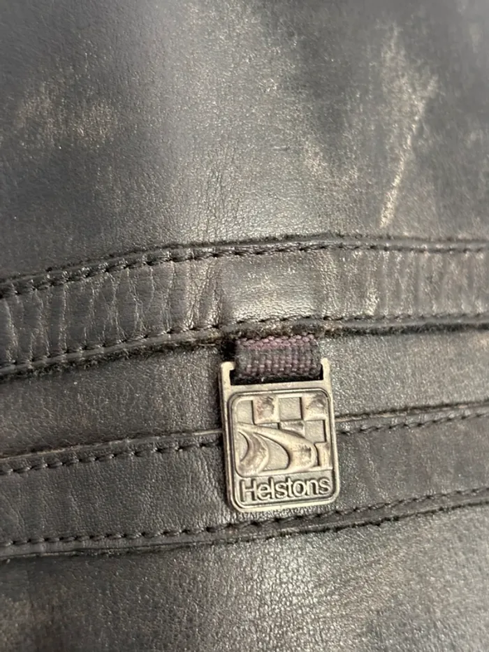 Veste en cuir de moto taille L Helstons - photo numéro 10