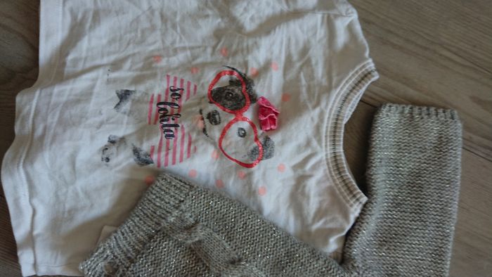 Ensemble gilet et tee shirt manche longue - photo numéro 2