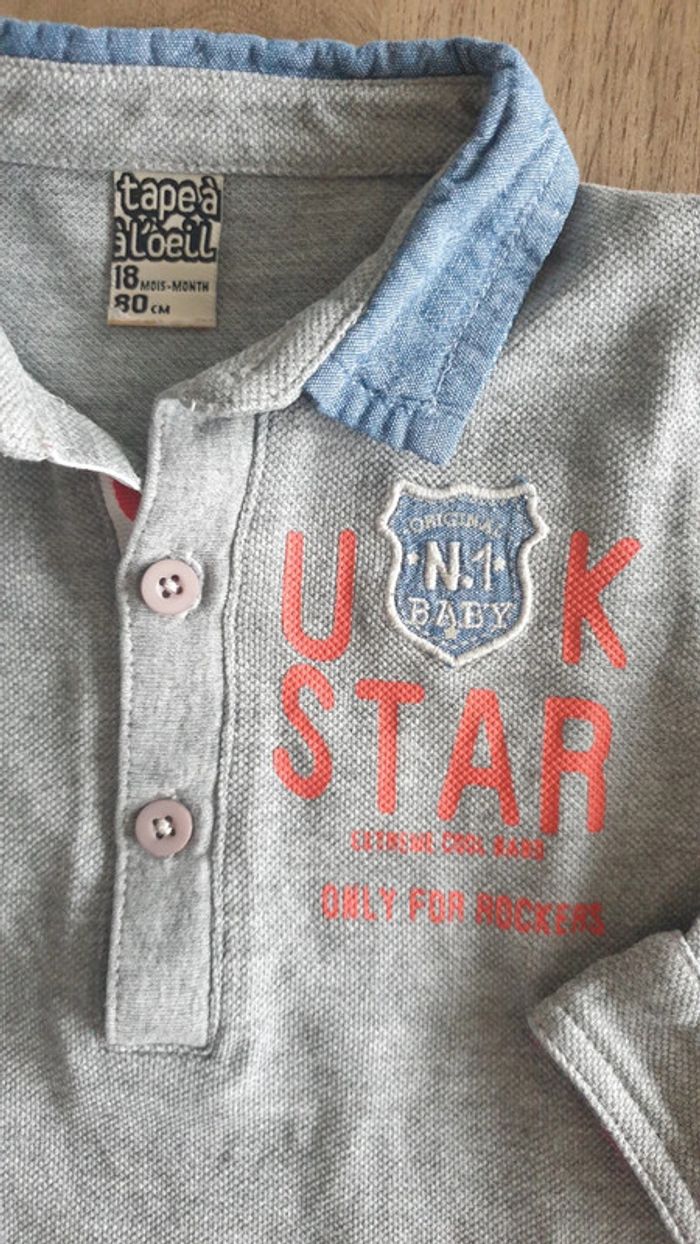 Polo bébé garçon, taille 18 mois, Tape-à-l'oeil - photo numéro 2
