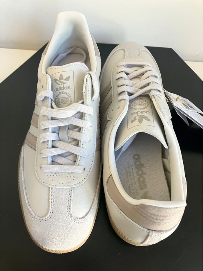 Adidas Originals Samba Beige / Clear Brown - photo numéro 3