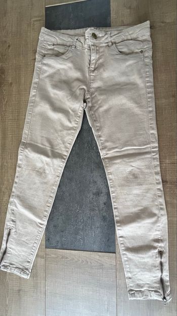 Jean beige taille 38