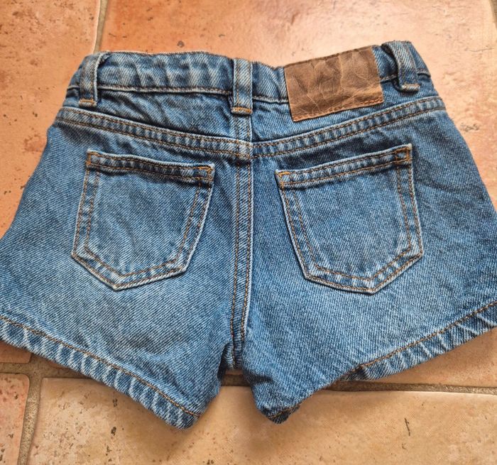 Short en jean bebe fille - photo numéro 5