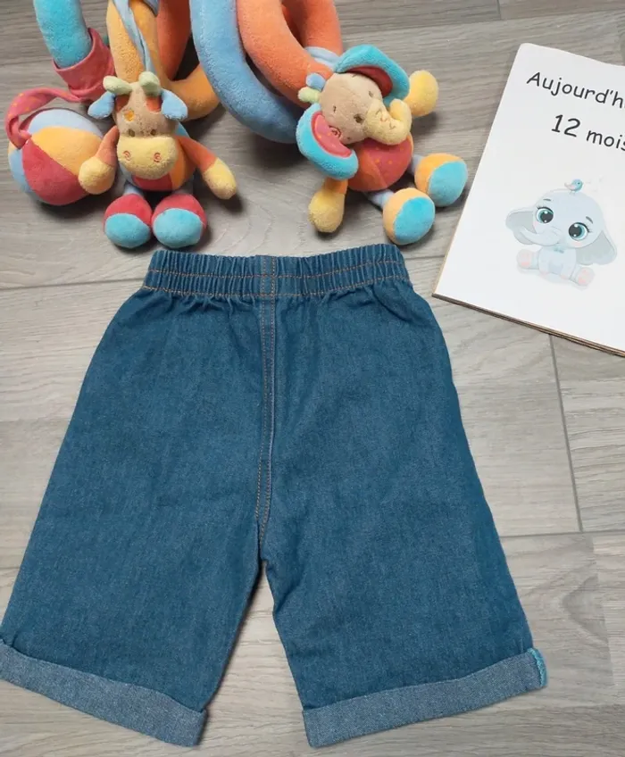 Short jean garçon 12 mois RG512 - photo numéro 5