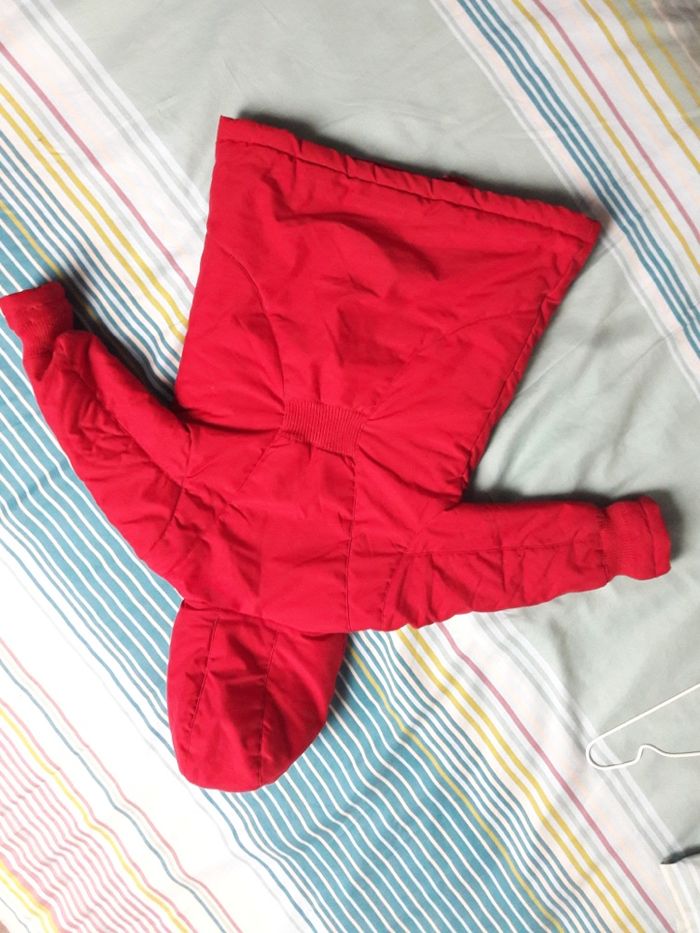 Manteau long chaud rouge 4 ans - photo numéro 4