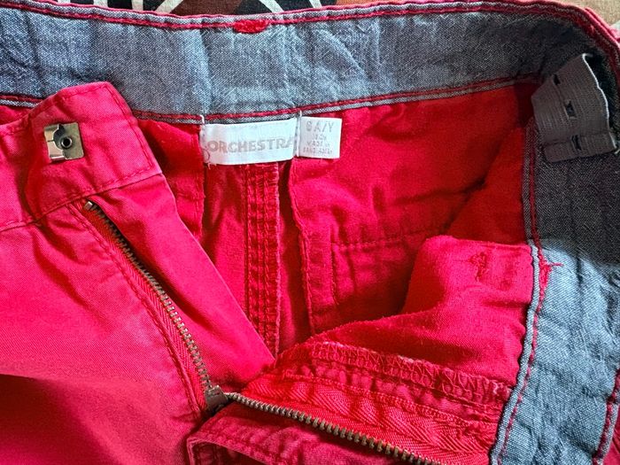 ❤️ Short garçon Orchestra – 6 ans (116 cm) – Rouge – TBE - photo numéro 5