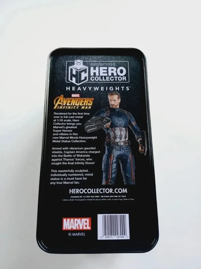 Hero Collector Eaglemoss Marvel Heavyweights Collection Captain America Statue - photo numéro 2