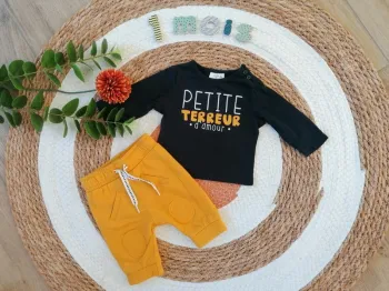 Ensemble jogging + tee-shirt manches longues - 1 mois