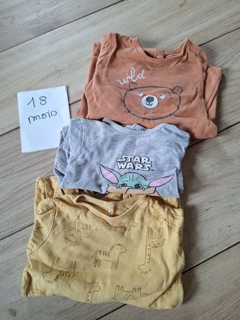 Lot pyjamas mi-saison 18 mois garçon 
