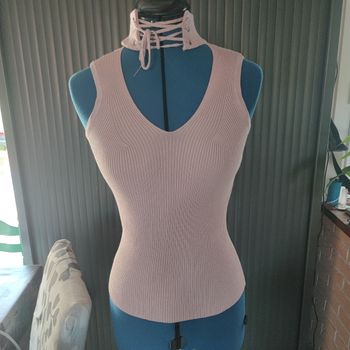 Haut sans manches vieux rose Blooshop 36 S