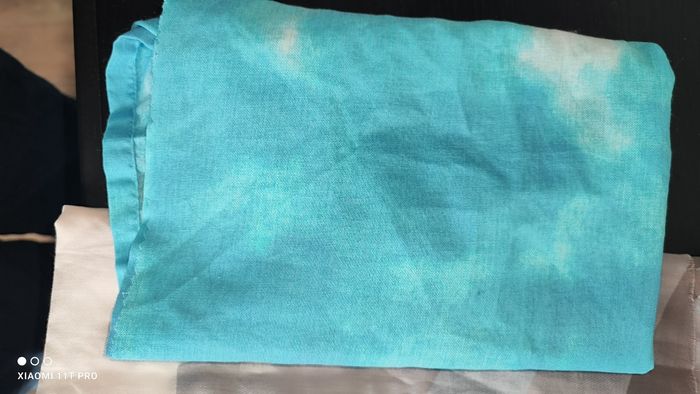 Lot chutes de tissus varier, en bon état - photo numéro 6