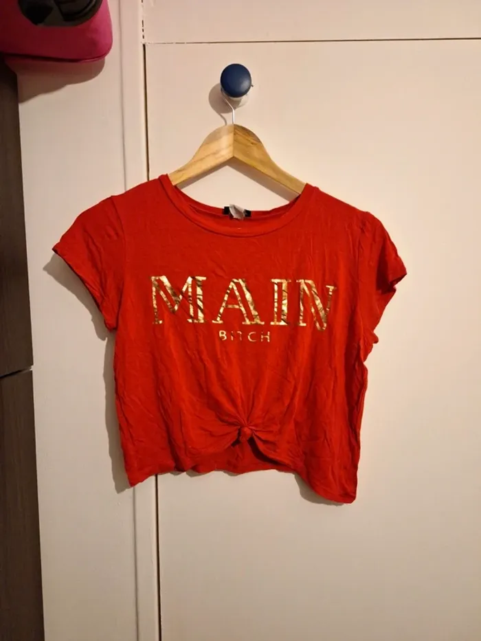 Crop top rouge 🔥