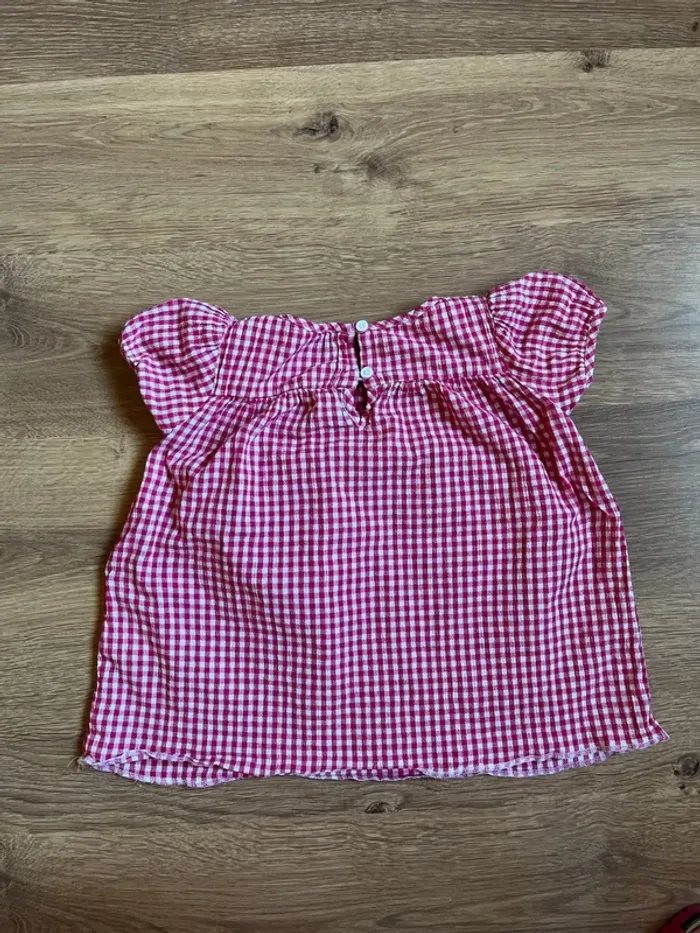 Blouse vichy Petit Bateau 5 ans - photo numéro 3