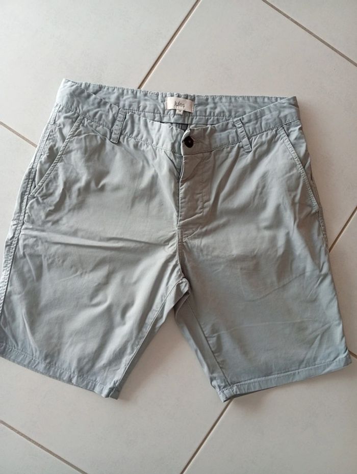 Short chino bleu ciel - photo numéro 2