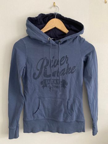 sweat à capuche avec grande poche devant style College