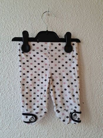 legging blanc à pois Tape à l'œil