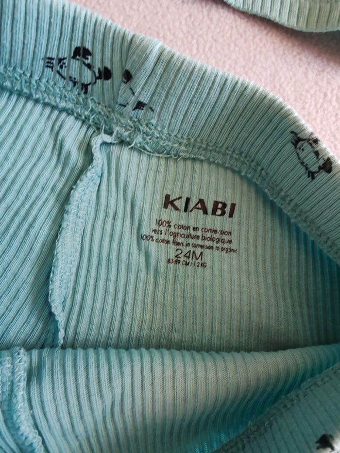 Ensemble tee-shirt short pyjama motif dino crabe 24 mois - photo numéro 5