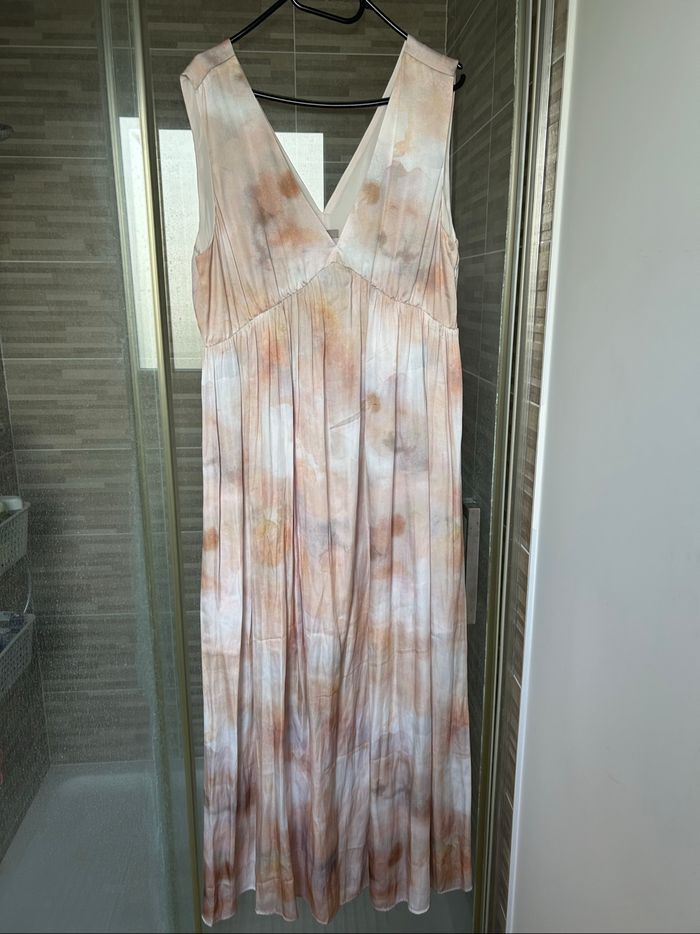 Robe longue satinée H&M