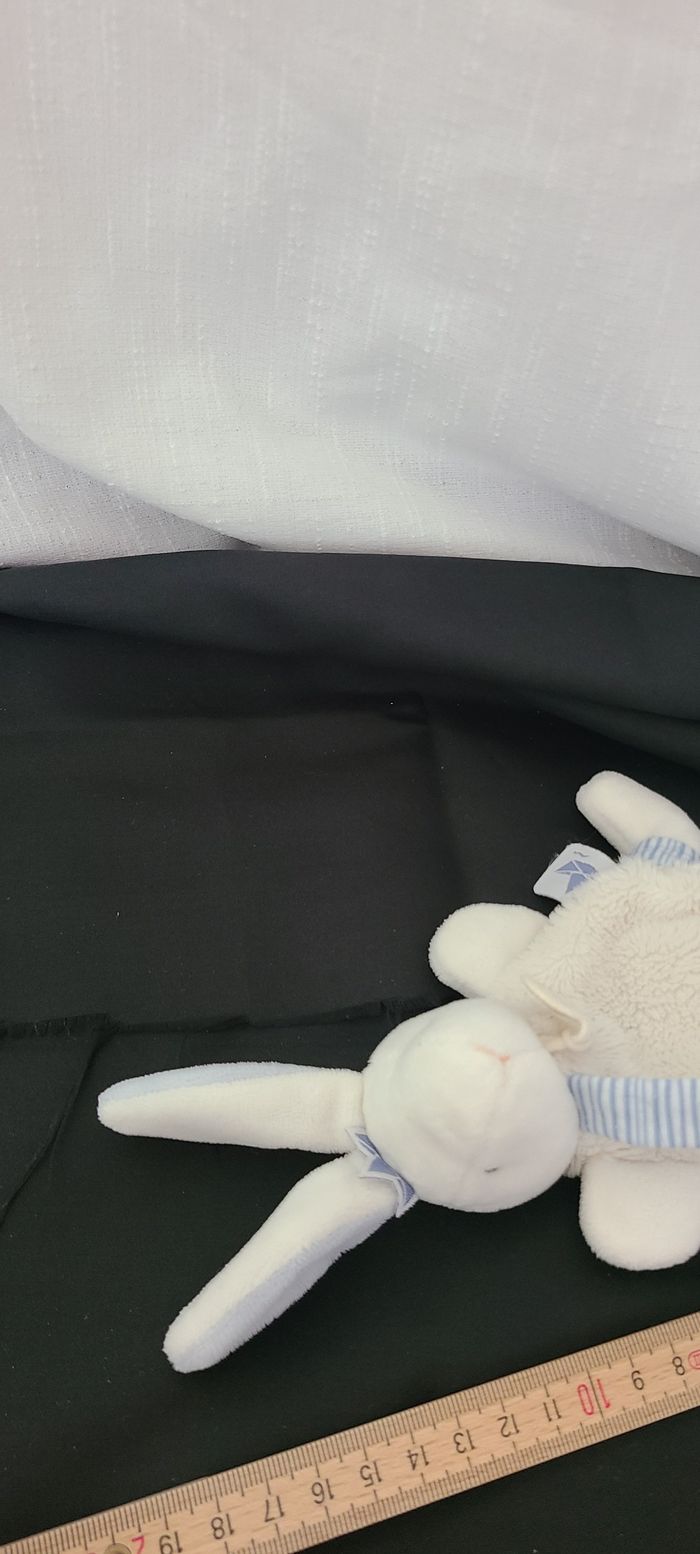 LAPIN MATELOT - DOUDOU AVEC ATTACHE TÉTINE - photo numéro 3