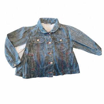 Veste en jean fille. 2 ans / 24 mois. Du Pareil au meme.