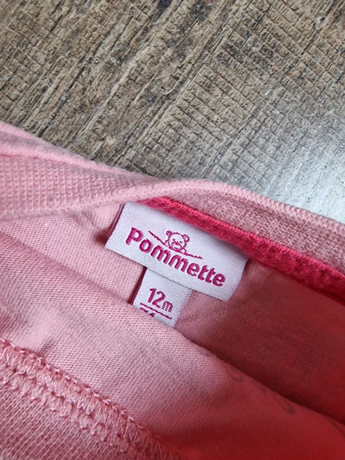 Tee shirt rose manche longue 12 mois - photo numéro 3