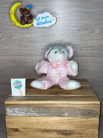 SOL34 doudou souris 🐭 créations blanchet