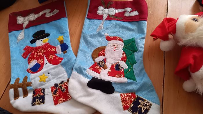 2 petites chaussettes de noel