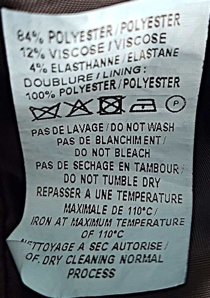Blazer femme noir Lewinger Taille 42, 51cm aux aisselles. - photo numéro 5