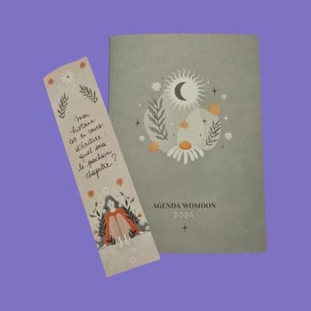 Agenda Womoon Année 2024 Neuf