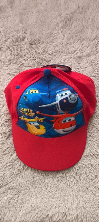 Casquette Super Wings – Rouge – Taille 54 – Neuve avec étiquette