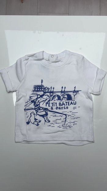 Teeshirt petit bateau taille 6 mois neuf