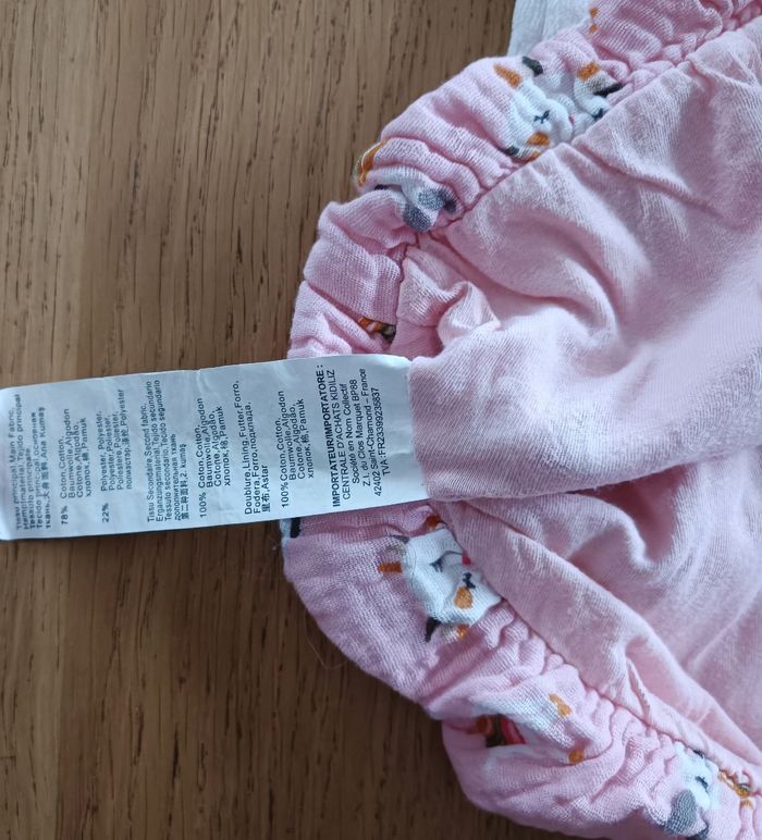 Robe boule Catimini 6 mois bi matière imprimé lamas fille - photo numéro 10