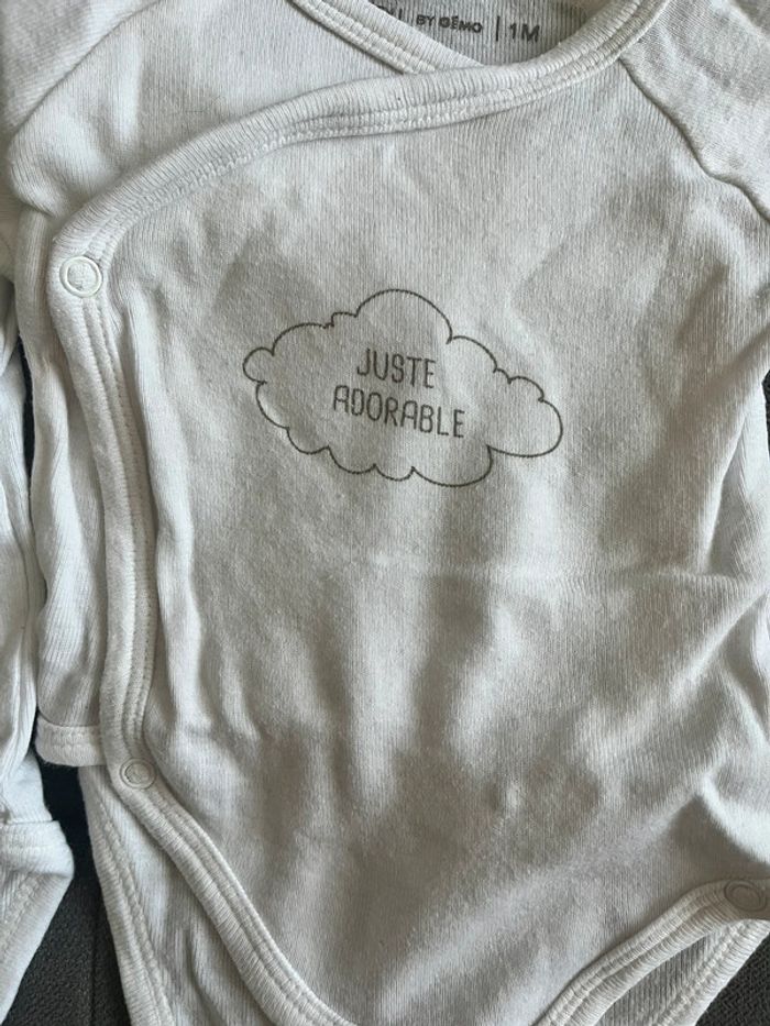 2 bodys mixte ML 1 mois - photo numéro 3