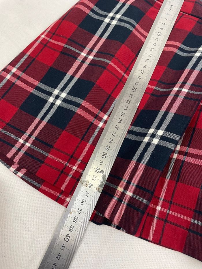 Jupe courte plissée motif écossais Lefties XS - photo numéro 5