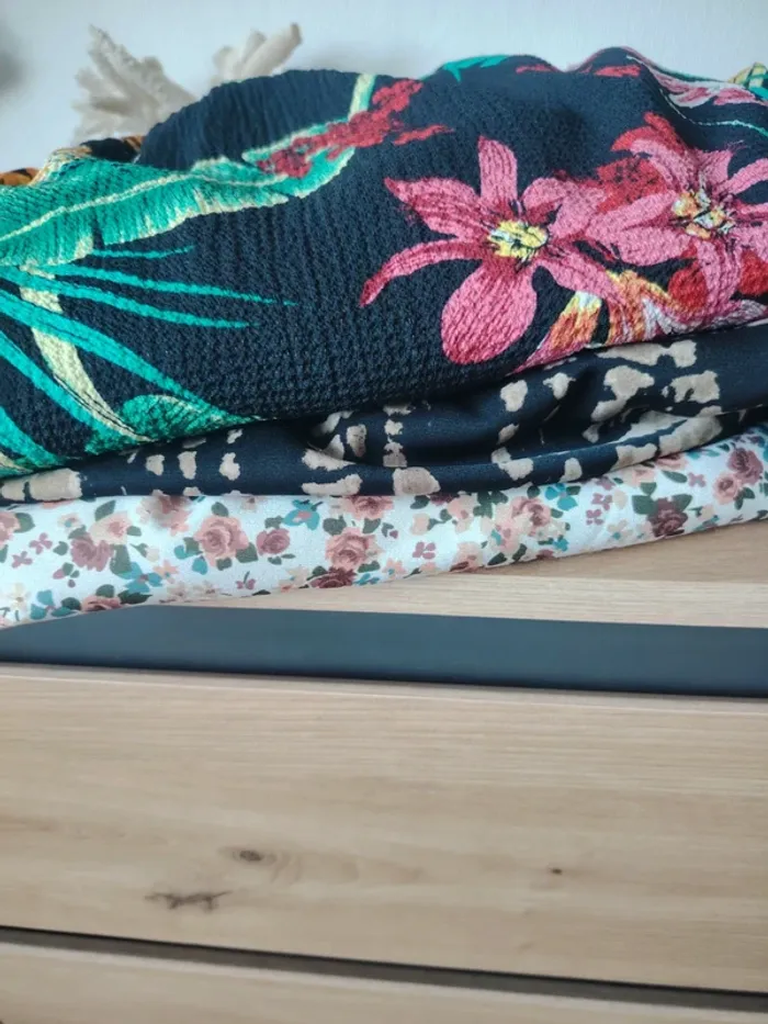 Lot 3 robes courtes été taille 44
