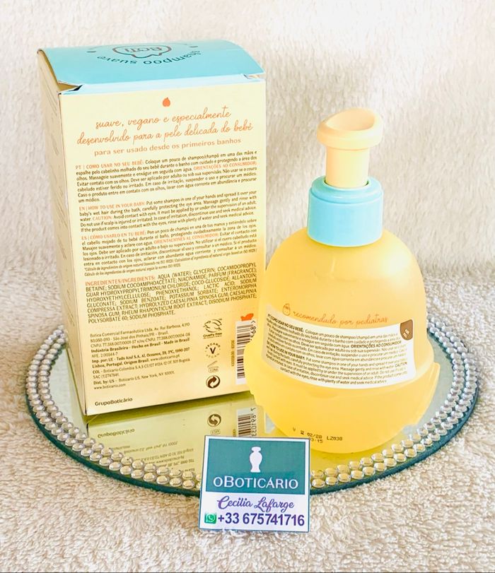 Shampoo Suave Boti Baby OBoticario - photo numéro 2