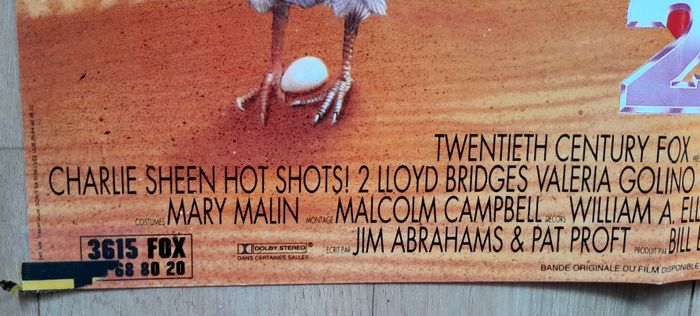 affiche film cinéma Hot Shots 2 - photo numéro 2