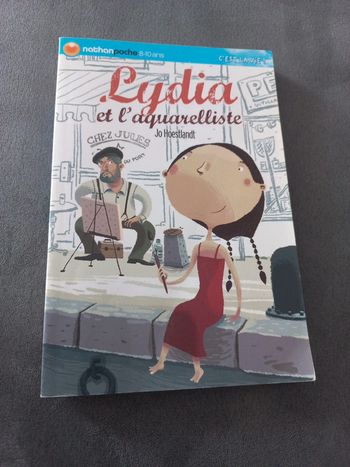 Livre nathan poche 8/10 ans lydia et l aquarelliste