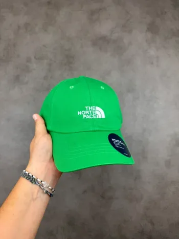 Casquette The North Face Verte Logo Brodé Neuve
